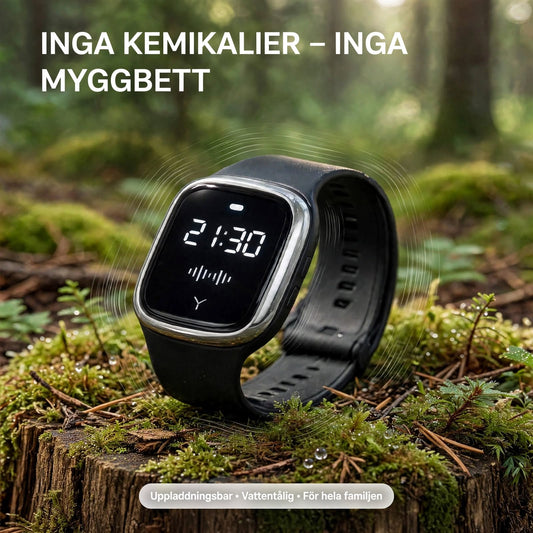 MosquitoGuard Klocka - Din räddare mot myggen