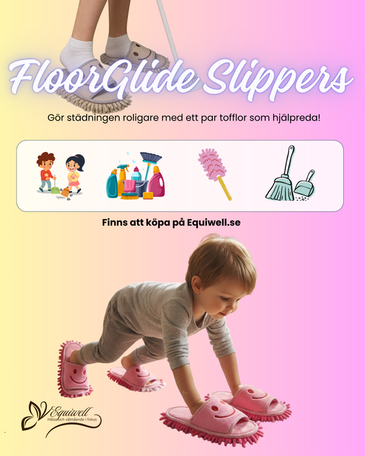 FloorGlide Slippers - Roligare att skura golvet.