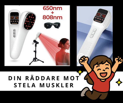 Infraröd laser - Hjälpen till dina stela muskler.